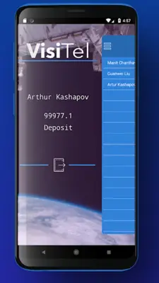 VisiTel android App screenshot 1
