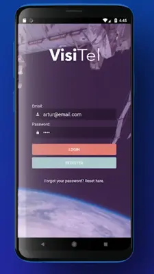 VisiTel android App screenshot 3